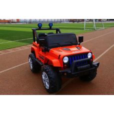 Ел-мобіль T-7843 EVA RED джип на Bluetooth 2.4G Р/У 12V7AH мотор 2*15W з MP3 118*69*79 /1/