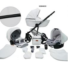 Детская универсальная коляска 2 в 1 Mikrus Comodo Silver 06